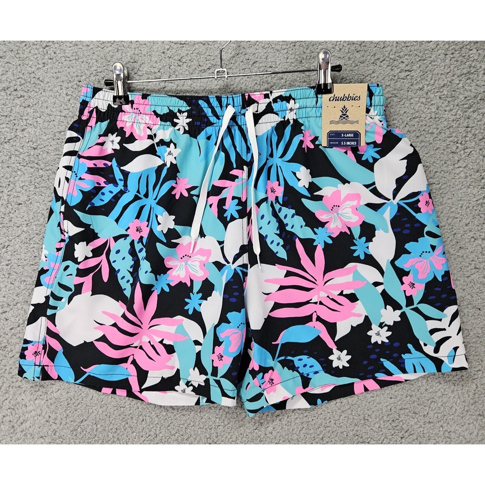 Chubbies The Juices Swim Trunks Lined Mens XL 5.5" Inseam NWT